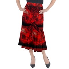 Planet-hell-hell-mystical-fantasy Midi Mermaid Skirt by Sudhe