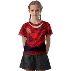 Planet-hell-hell-mystical-fantasy Kids  Front Cut Tee