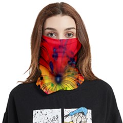 Color-background-structure-lines Face Covering Bandana (two Sides) by Sudhe