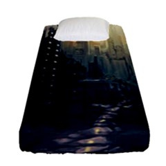 Apocalypse-post-apocalyptic Fitted Sheet (single Size) by Sudhe