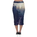 Apocalypse-post-apocalyptic Velvet Midi Pencil Skirt View2