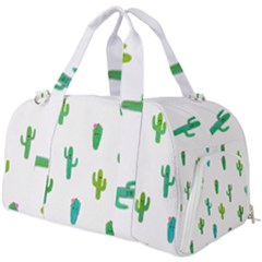 Funny Cacti With Muzzles Burner Gym Duffel Bag by SychEva