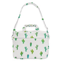 Funny Cacti With Muzzles Macbook Pro Shoulder Laptop Bag  by SychEva