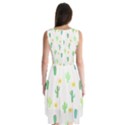 Green Cacti With Sun Sleeveless Chiffon Dress   View2