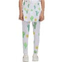 Green Cacti With Sun Kids  Skirted Pants View1