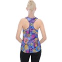 Multicolored Splashes And Watercolor Circles On A Dark Background Piece Up Tank Top View2