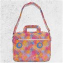 Multicolored Splashes And Watercolor Circles On A Dark Background MacBook Pro Shoulder Laptop Bag  View1