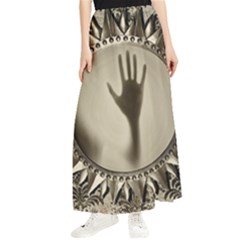 Mirror-mirror-of-souls-magic-mirror Maxi Chiffon Skirt