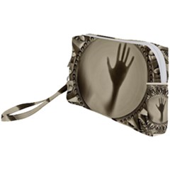 Mirror-mirror-of-souls-magic-mirror Wristlet Pouch Bag (small) by Sudhe