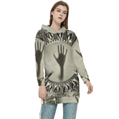 Mirror-mirror-of-souls-magic-mirror Women s Long Oversized Pullover Hoodie