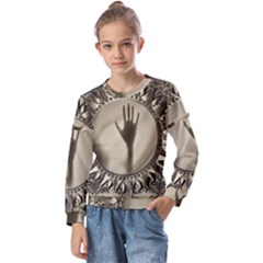 Mirror-mirror-of-souls-magic-mirror Kids  Long Sleeve Tee With Frill 