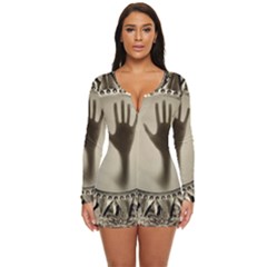 Mirror-mirror-of-souls-magic-mirror Long Sleeve Boyleg Swimsuit