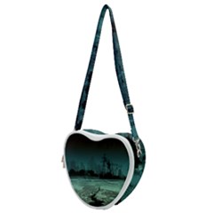 Industry-setting-world-urban Heart Shoulder Bag by Sudhe