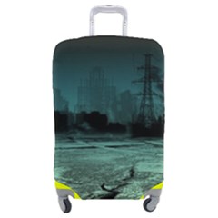 Industry-setting-world-urban Luggage Cover (medium) by Sudhe