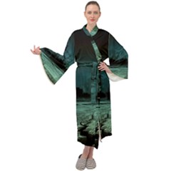 Industry-setting-world-urban Maxi Velour Kimono by Sudhe