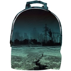 Industry-setting-world-urban Mini Full Print Backpack by Sudhe