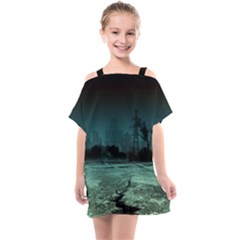 Industry-setting-world-urban Kids  One Piece Chiffon Dress by Sudhe