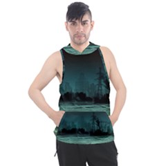 Industry-setting-world-urban Men s Sleeveless Hoodie by Sudhe