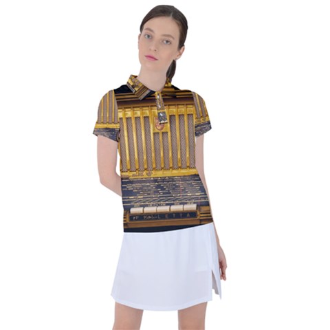 Radio-old-tube-radio-nostalgia Women s Polo Tee by Sudhe