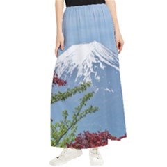 Mountain-mount-landscape-japanese Maxi Chiffon Skirt