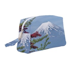 Mountain-mount-landscape-japanese Wristlet Pouch Bag (medium) by Sudhe