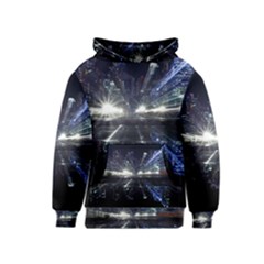 Cityscape-light-zoom-city-urban Kids  Pullover Hoodie