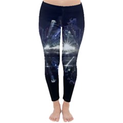 Cityscape-light-zoom-city-urban Classic Winter Leggings