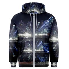 Cityscape-light-zoom-city-urban Men s Zipper Hoodie