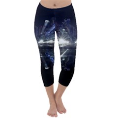 Cityscape-light-zoom-city-urban Capri Winter Leggings 