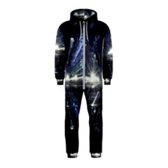 Cityscape-light-zoom-city-urban Hooded Jumpsuit (kids)