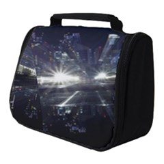 Cityscape-light-zoom-city-urban Full Print Travel Pouch (small) by Sudhe