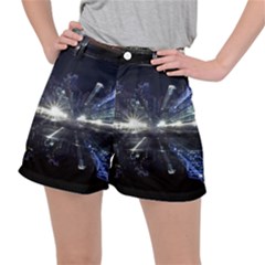 Cityscape-light-zoom-city-urban Ripstop Shorts by Sudhe