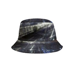 Cityscape-light-zoom-city-urban Inside Out Bucket Hat (kids)