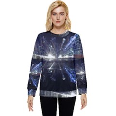 Cityscape-light-zoom-city-urban Hidden Pocket Sweatshirt