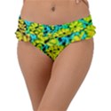 Chrysanthemums Frill Bikini Bottom View1