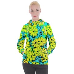 Chrysanthemums Women s Hooded Pullover