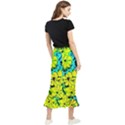 Chrysanthemums Maxi Fishtail Chiffon Skirt View2