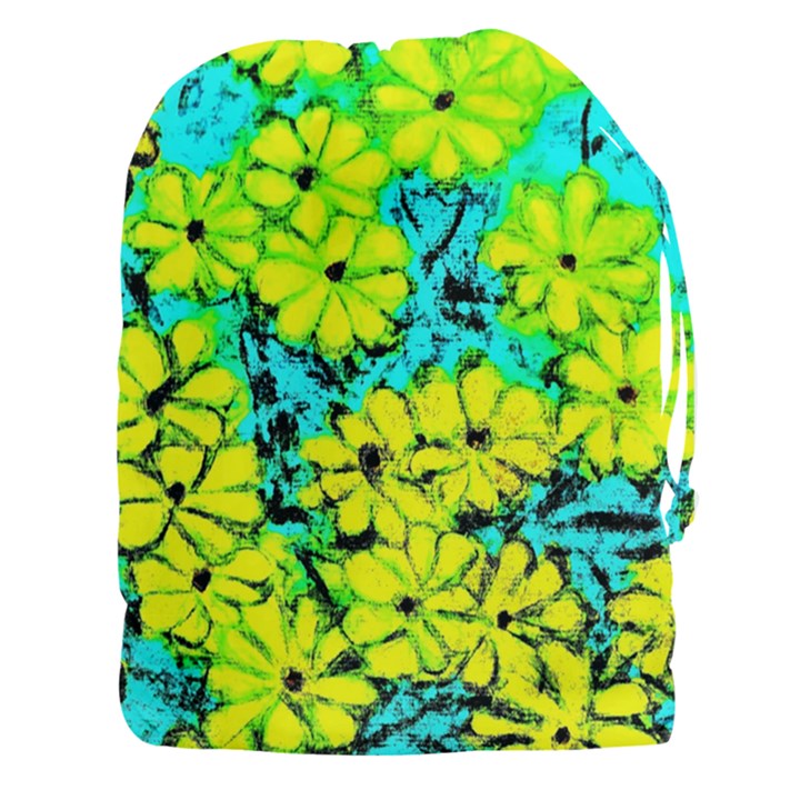 Chrysanthemums Drawstring Pouch (3XL)