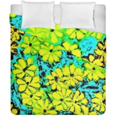 Chrysanthemums Duvet Cover Double Side (california King Size) by Hostory