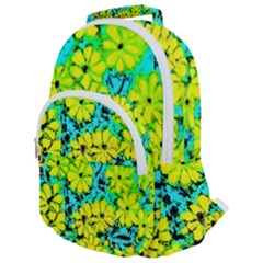 Chrysanthemums Rounded Multi Pocket Backpack by Hostory