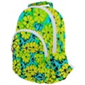 Chrysanthemums Rounded Multi Pocket Backpack View1