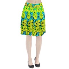 Chrysanthemums Pleated Skirt by Hostory