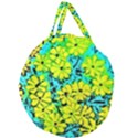 Chrysanthemums Giant Round Zipper Tote View1