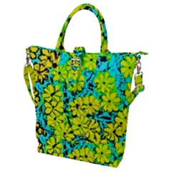 Chrysanthemums Buckle Top Tote Bag by Hostory