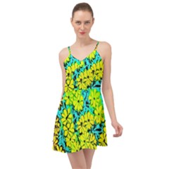 Chrysanthemums Summer Time Chiffon Dress