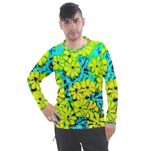 Chrysanthemums Men s Pique Long Sleeve Tee by Hostory