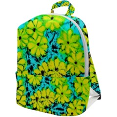 Chrysanthemums Zip Up Backpack by Hostory