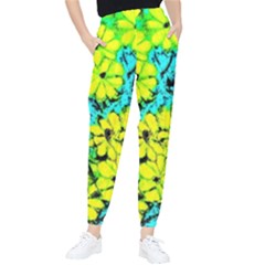 Chrysanthemums Tapered Pants by Hostory