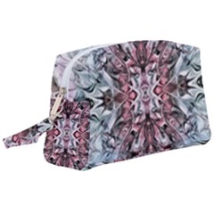 Abstract Waves  Wristlet Pouch Bag (large) by kaleidomarblingart