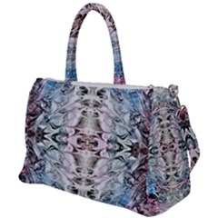 Abstract Waves Iii Duffel Travel Bag by kaleidomarblingart